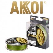 *Леска плетёная AKKOI Mask Plexus 125m (green) d 0,30mm
