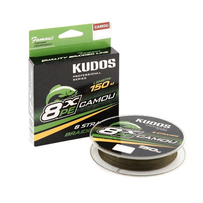 Шнур плетеный Kudos 8X Camou PE