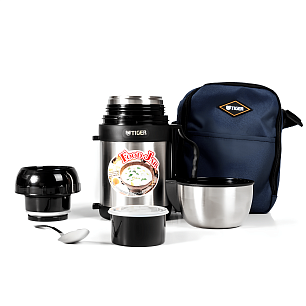 Термос с широким горлом Tiger MCW-P091 Stainless, 0.9 л